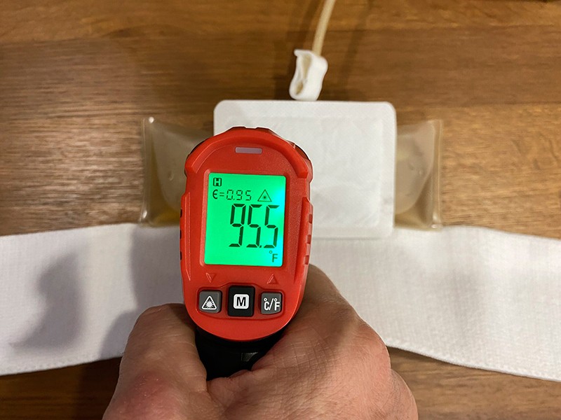 incognito belt heat pad attached not overheating