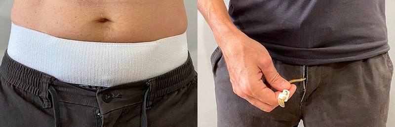 incognito belt on a mans waist