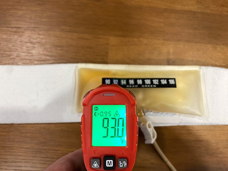 incognito belt temperature srip check