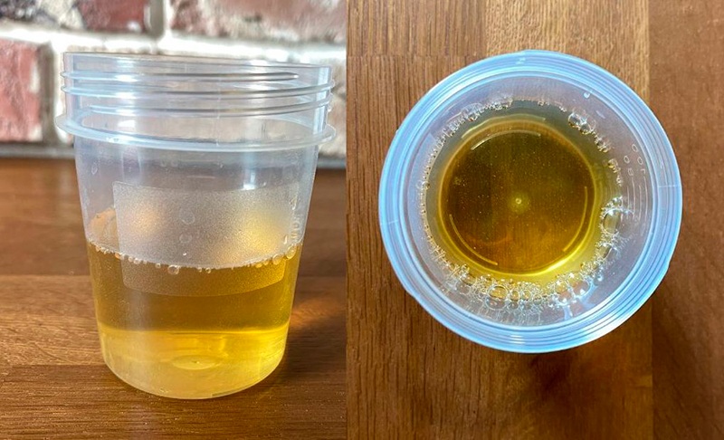 testclear urine quality